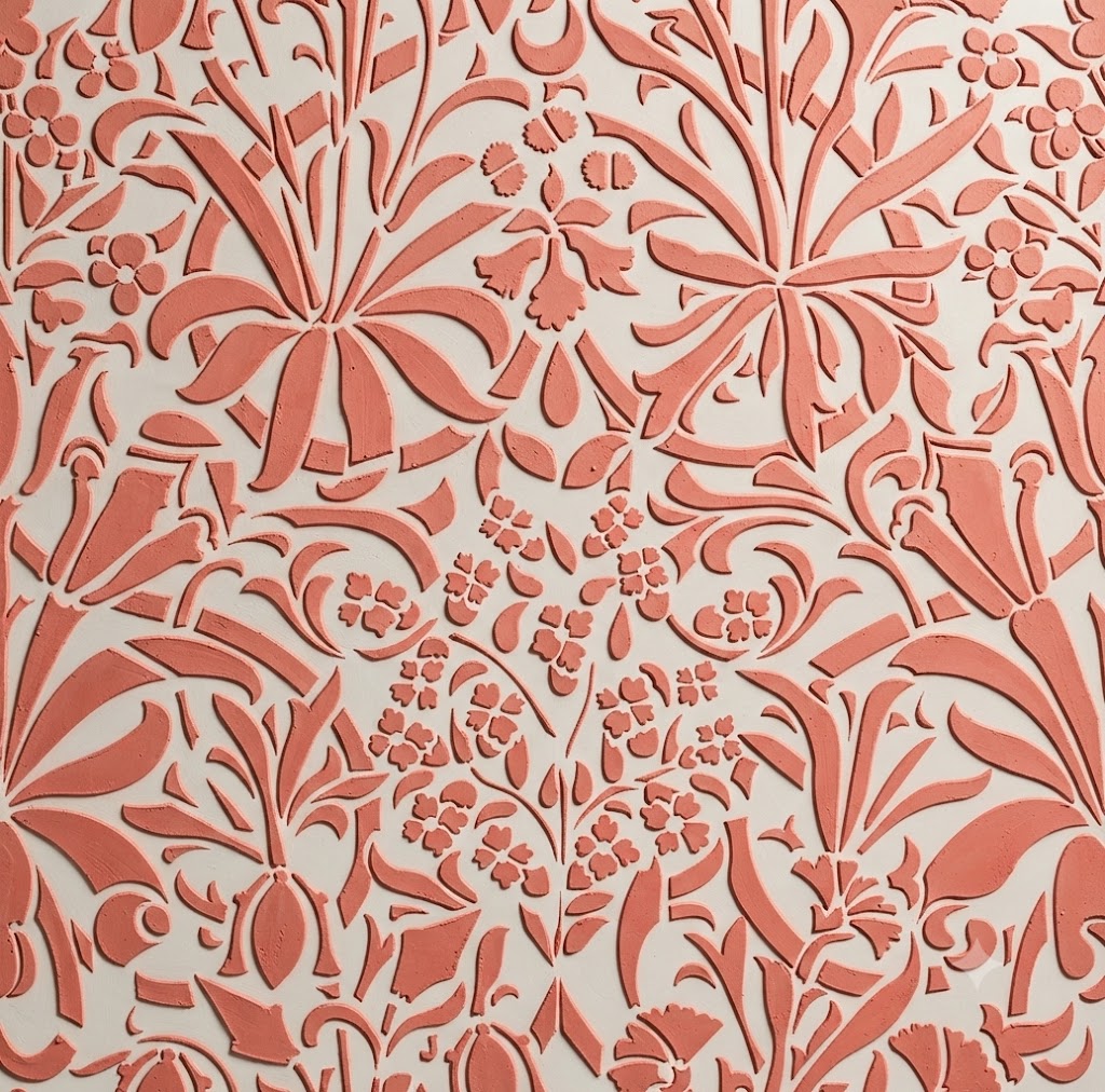 DFA Reusable Stencil "Nature" for Plaster and Paint 0.3–1 mm – William Morris Collection (P00189)