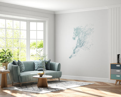 Reusable stencil Dynamic Horse DFA for decoration: Creating art with your own hands 0.3-1 mm (J00069)
