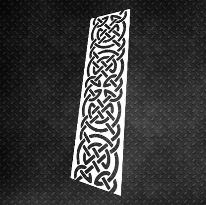 Stencil DFA Vysyvanka, stencil for putty and paint 0.3-1mm (B00038)