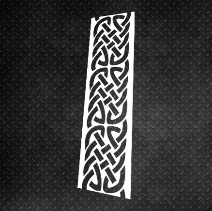 Stencil DFA Vysyvanka, stencil for putty and paint 0.3-1mm (B00039)