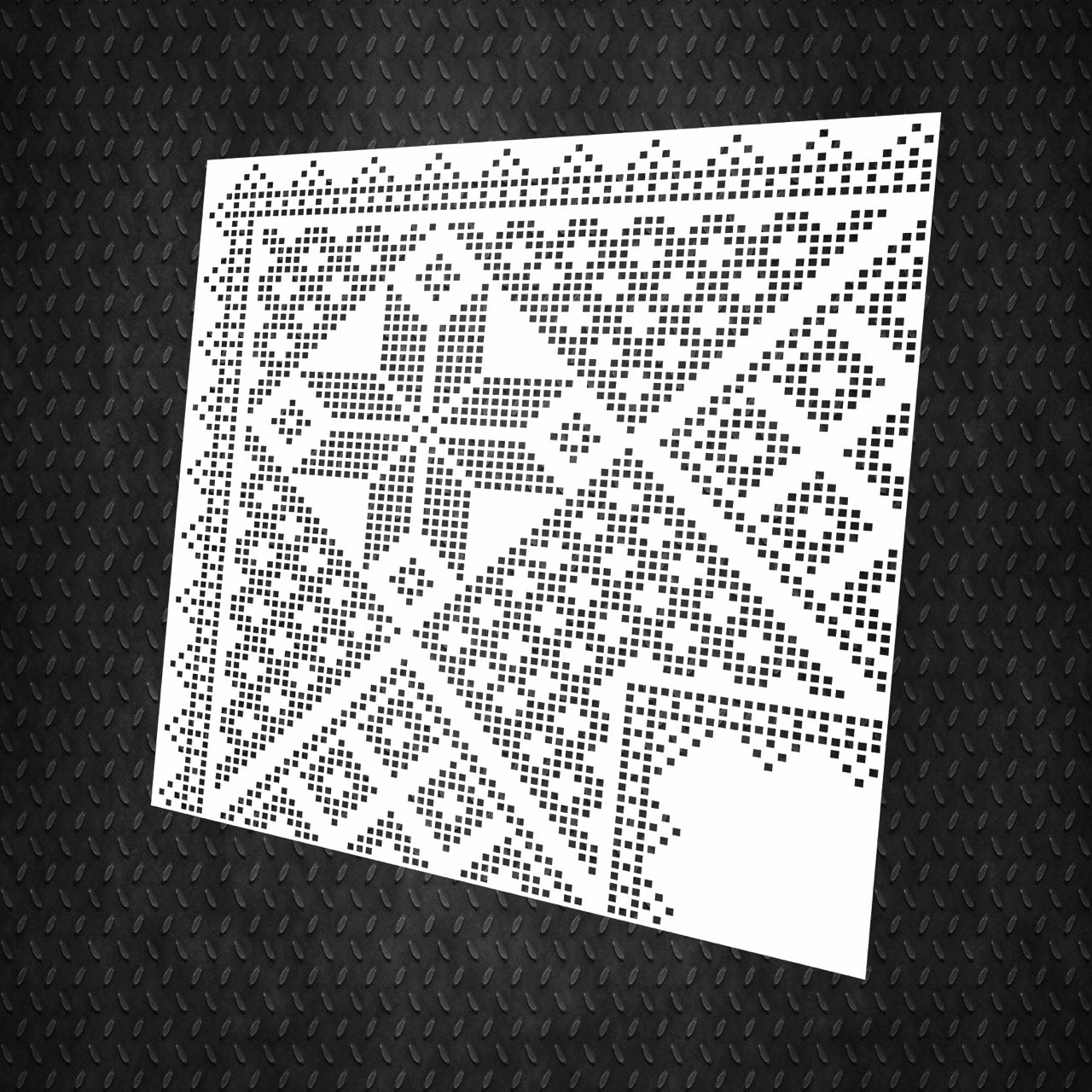 Stencil DFA Vysyvanka, stencil for putty and paint 0.3-1mm (Z00029)