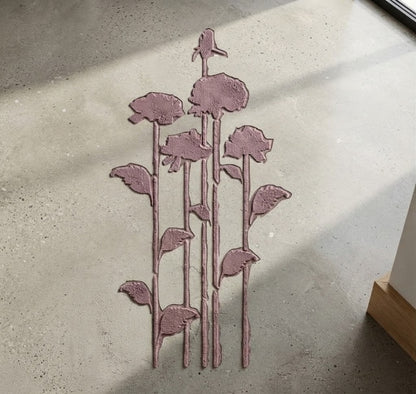 DFA "Flower" Stencil for Decoupage on Interior Decor Items (P00210)