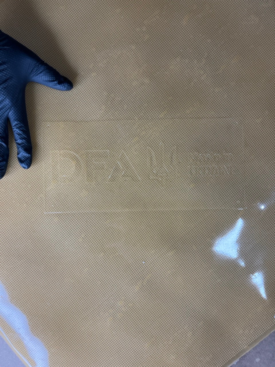 Silicone impression for decoration Travertino Yellow W00014