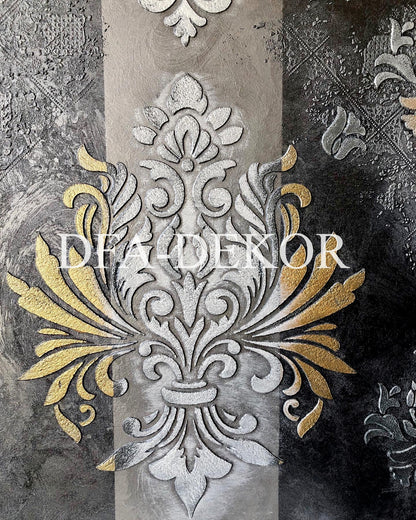 Stencil DFA Damascus, for plaster and paint 0.3-1mm (D00007)