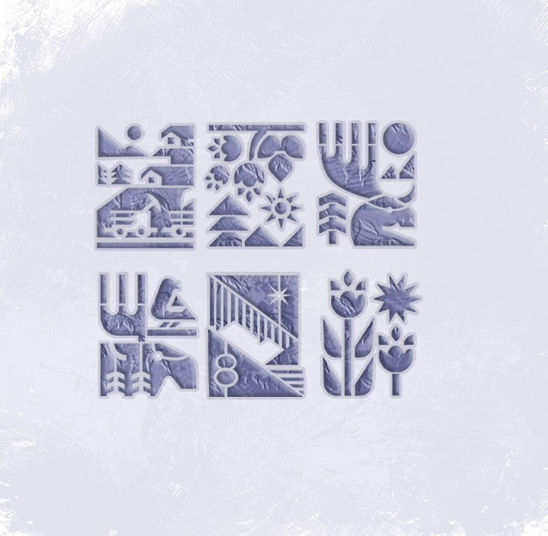 DFA Ethnic Natural Motifs Stencil: Easy Application, Professional Result 0.3-1 mm (P00172)