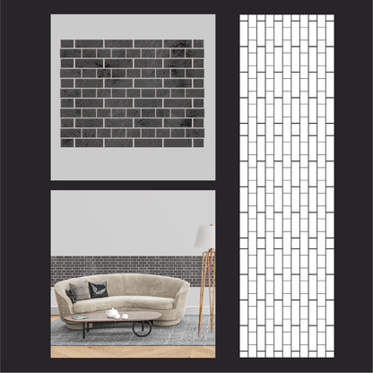 DFA Paving stencil – create a natural stone effect under plaster and paint 0.3-1 mm (F00019)