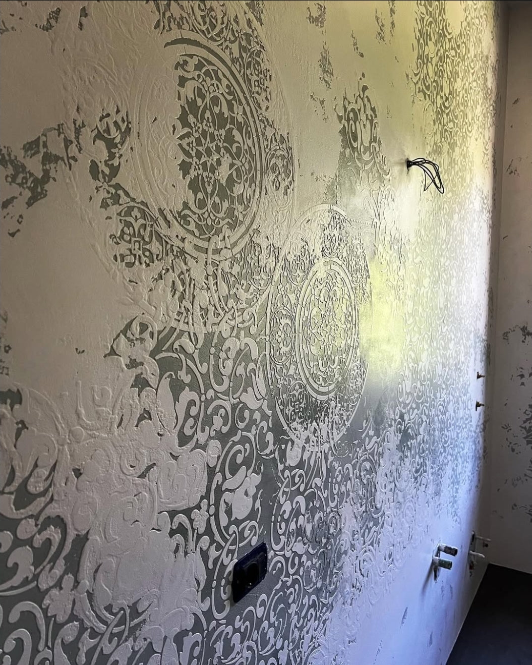 DFA Stencils for walls (Square 131 + Round 14 + Eastern 21) for plaster and paint 0.3-1 mm (N00127)