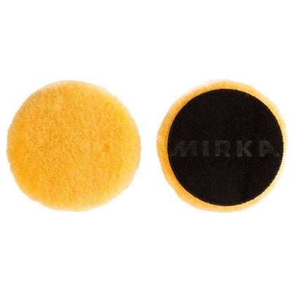 Polishing disc made of Mirka Pro sheep's wool 150 mm yellow
