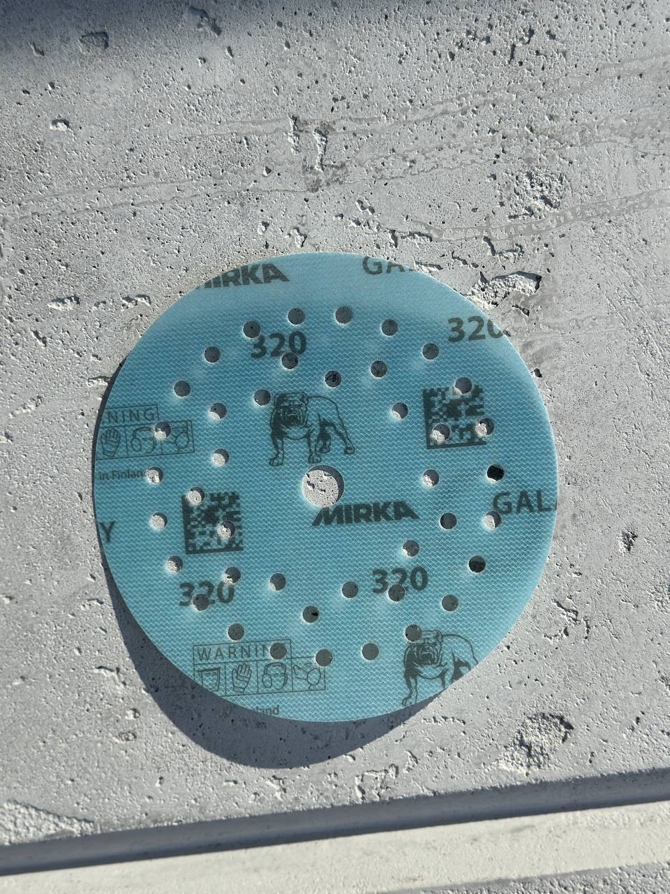 Disc abrasive paper-based Galaxy 125mm P320