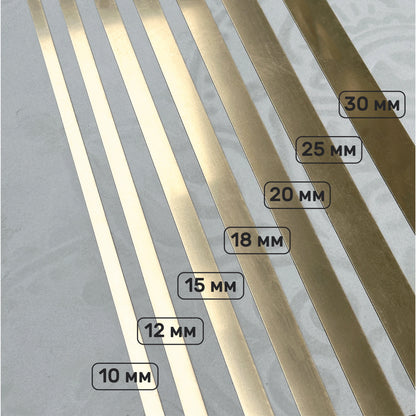 0.99m.p Mirror wall decor sticker Magic stripes DFA (Golden stripes on the wall) Thickness 1mm, 20mm