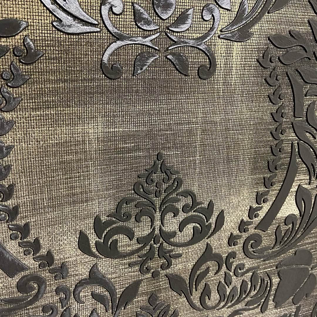 Elegance and style: Damascus stencil for decorative plaster 0.3-1 mm (D00027)
