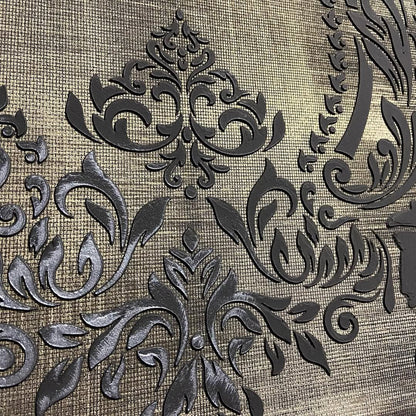 Elegance and style: Damascus stencil for decorative plaster 0.3-1 mm (D00027)
