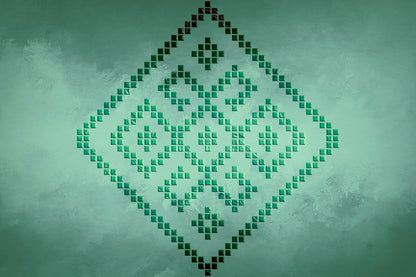 Ethnic decor made easy: DFA "Embroidery" stencil for interior and exterior 0.3-1 mm (Z00081)