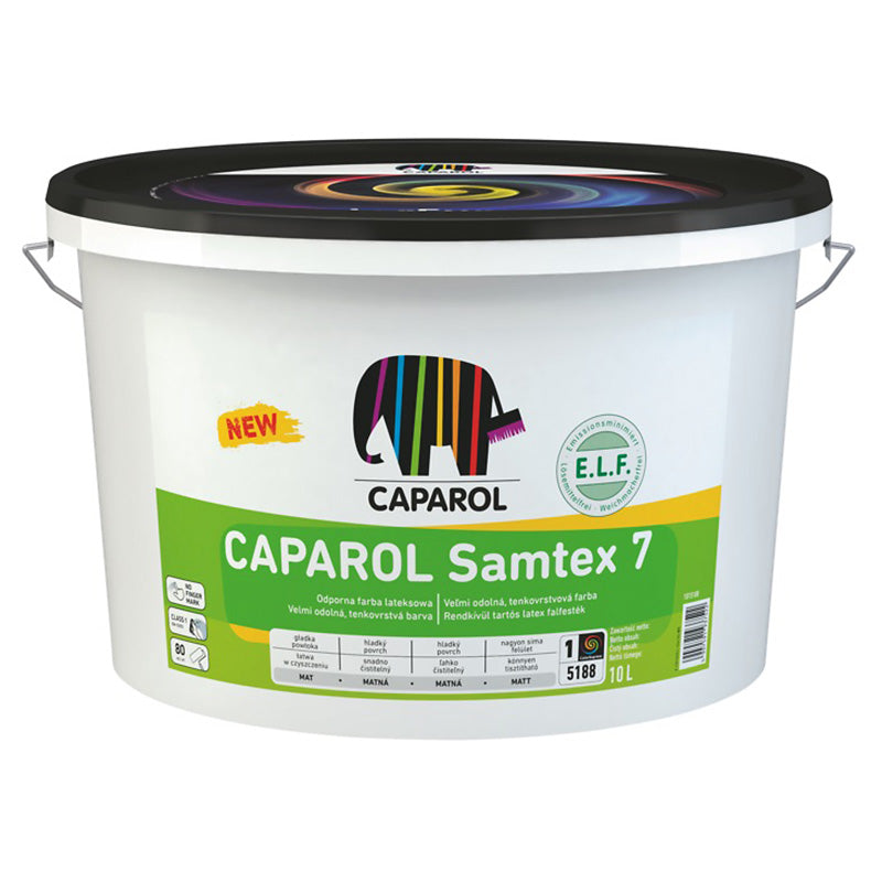 Interior latex paint Caparol Samtex 7 E.L.F. Base 1 silky-matte, 10 l