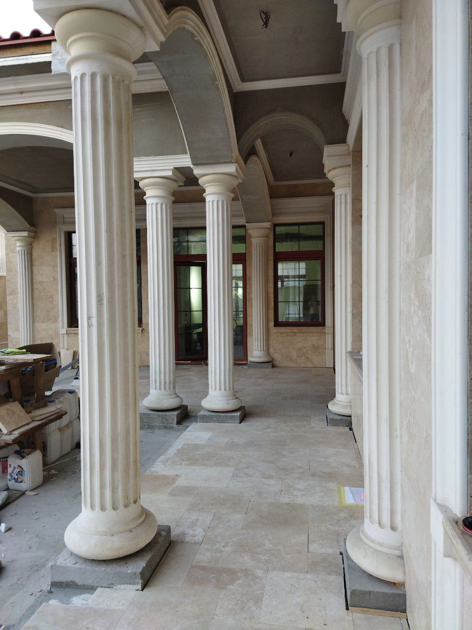 Facade work