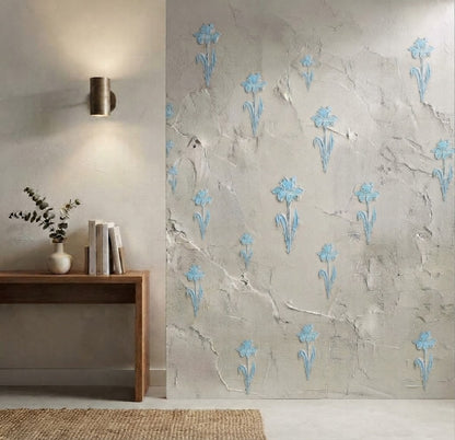 DFA "Flower" Stencil for Decoupage on Interior Decor Items (P00202)