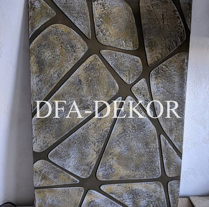 Stencil DFA reusable for decorative plaster Geometry Web for plaster and paint 0.3-1mm (G00052)