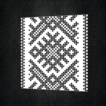 Stencil DFA Embroidery for plaster and paint 0.3-1mm (Z00031)