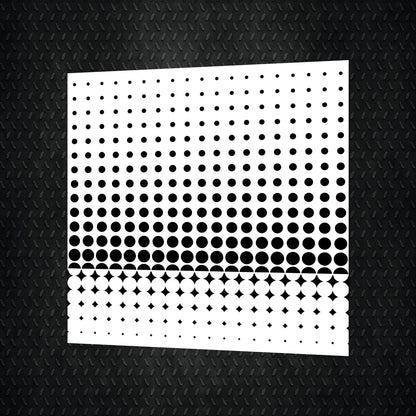 Stencil DFA for decoration Geometry for plaster and paint 0.3-1mm (G00095)