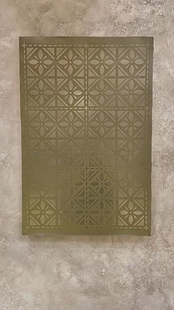 Geometric stencils DFA: Stylish ornaments for walls 0.3-1 mm (G00152)