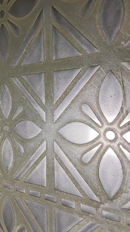 Geometric stencils DFA: Stylish ornaments for walls 0.3-1 mm (G00152)