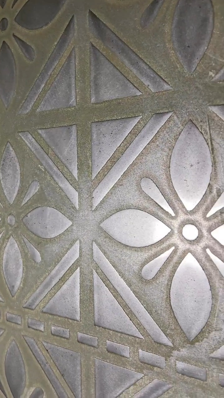 Geometric stencils DFA: Stylish ornaments for walls 0.3-1 mm (G00152)
