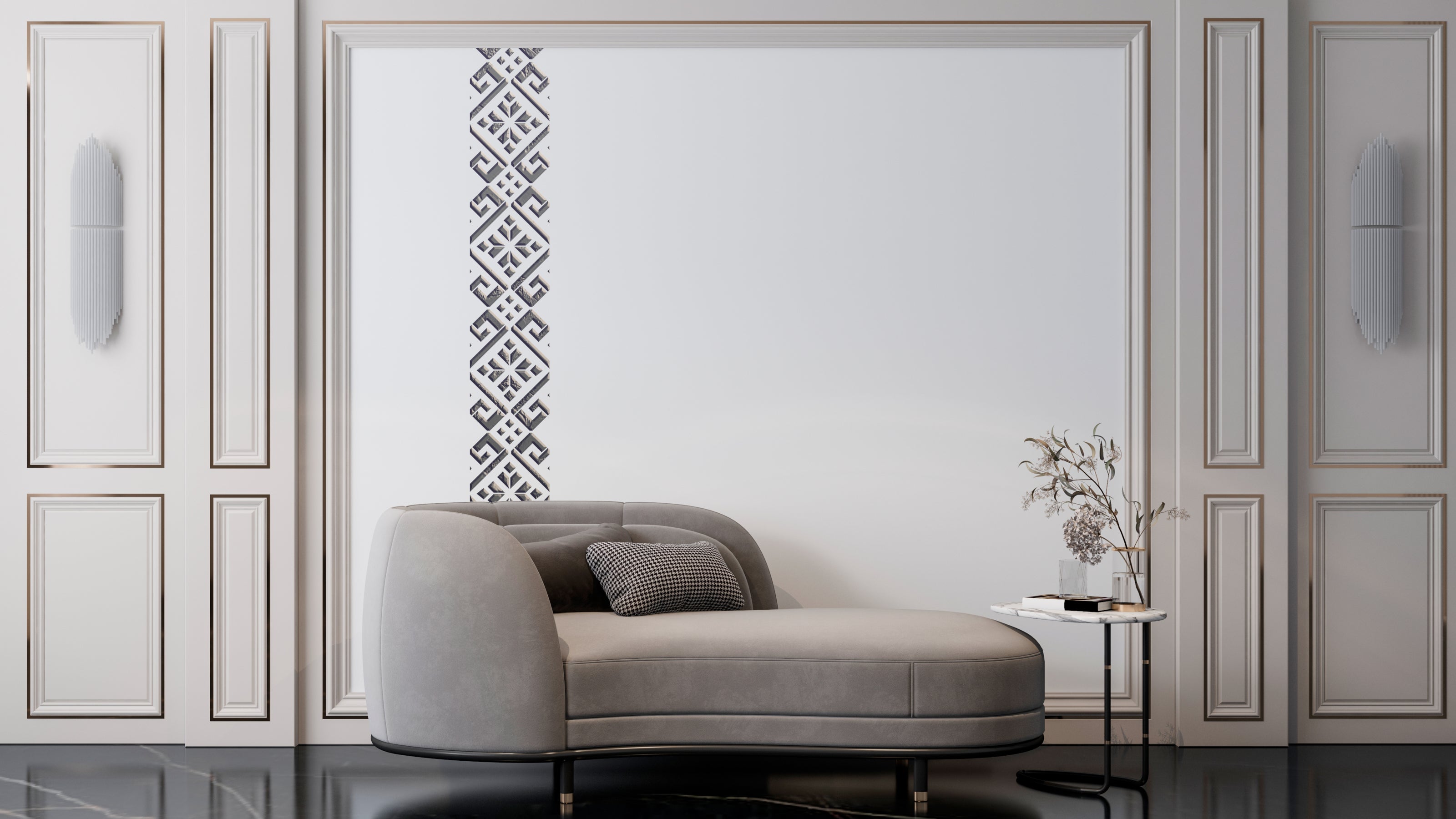 Geometric stencil DFA - style and originality in the interior 0.3-1 mm (G00153)