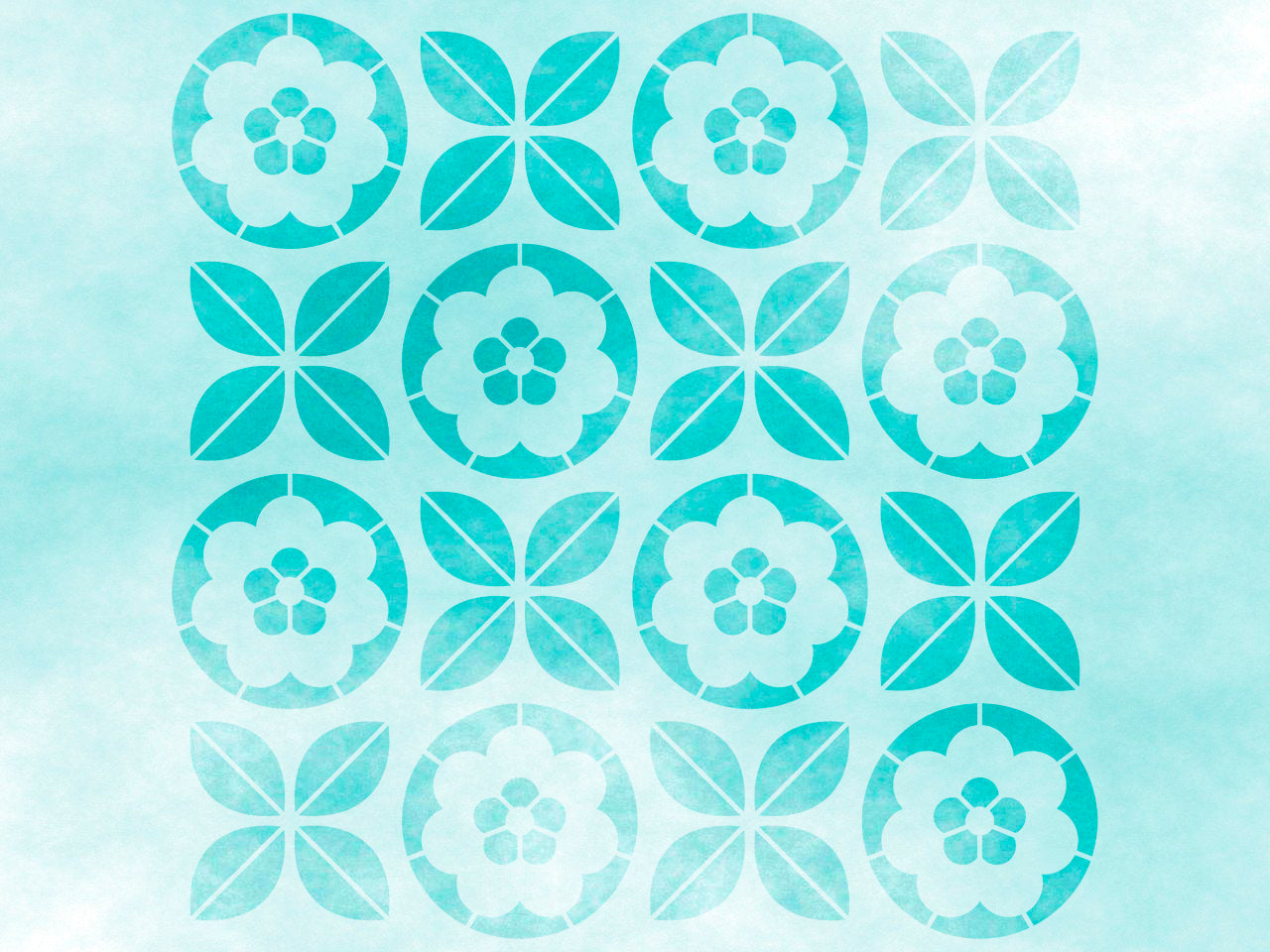 Geometric stencil DFA with a floral motif for artistic decoration 0.3-1 mm (G00155)