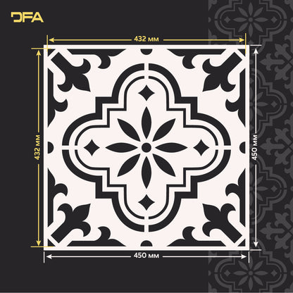 Luxury Interior DFA Stencil Square Pattern 0.3-1mm (K00116)