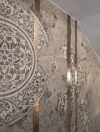 DFA Stencil Set 2 pcs. – Oriental and Round Patterns for Walls and Furniture 0.3-1 mm (N00148)