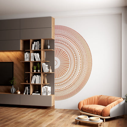 Creative decor with stylish stencil DFA Round pattern 0.3-1 mm (C00111-d)