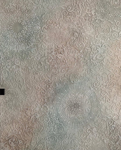 Round patterns for a stylish interior - DFA stencil in action 0.3-1 mm (С00020-d)