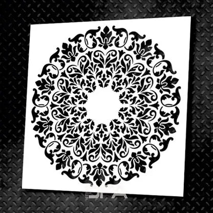 Round patterns for a stylish interior - DFA stencil in action 0.3-1 mm (С00020-d)