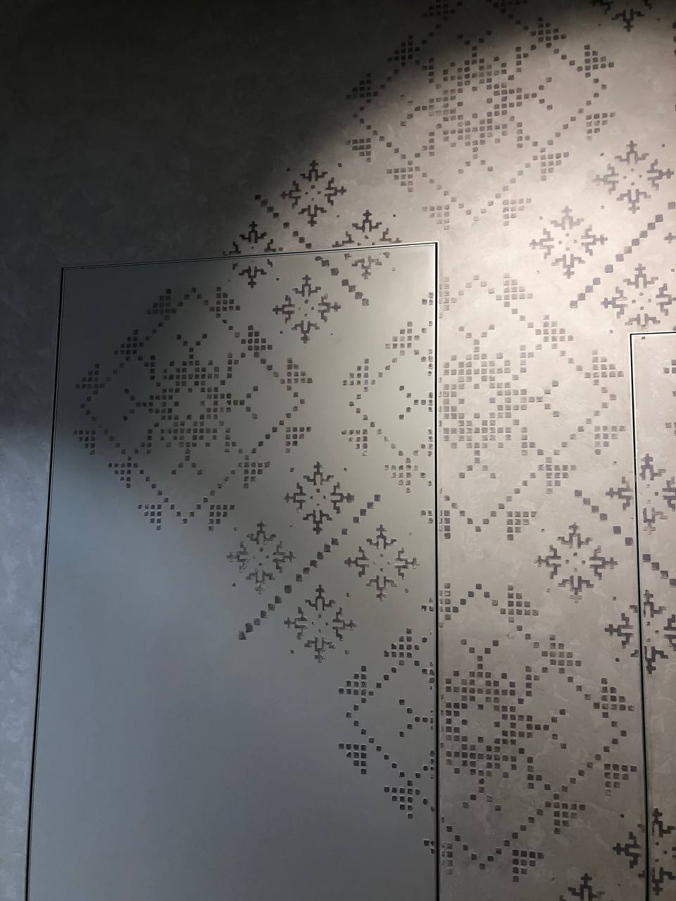 Ethno Stencil DFA Embroidery for putty and paint 0.3-1mm (Z00017)