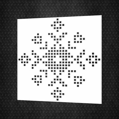 Ethno Stencil DFA Embroidery for putty and paint 0.3-1mm (Z00018)