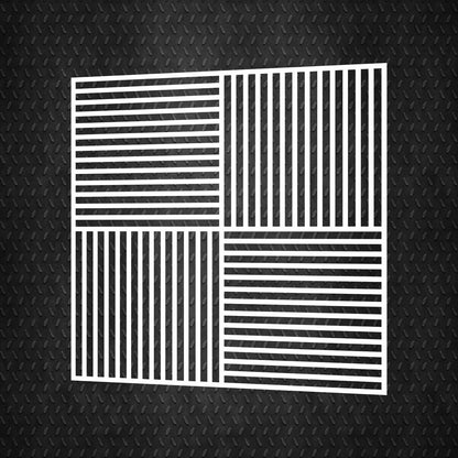 Stencil DFA Strips, for plaster and paint 0.3-1mm (K00063)