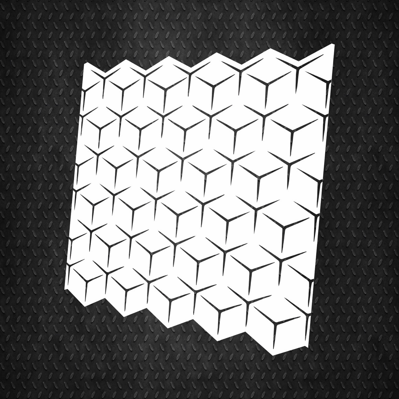 Stencil DFA Square pattern, for plaster and paint 0.3-1mm (K00069)