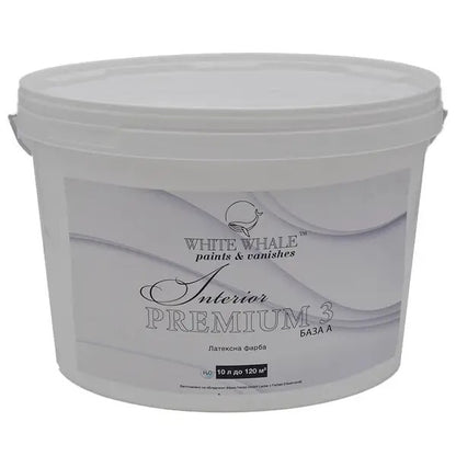 Latex paint "Interior Premium 3", base A 1l