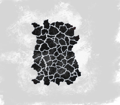 Easily create a stone effect on walls with the DFA Masonry 0.3-1 mm stencil (F00021)