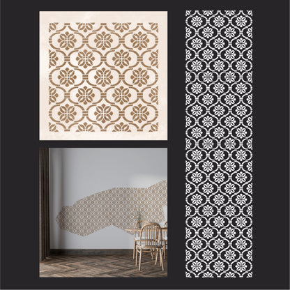 Easy creation of oriental decor with DFA stencil 0.3-1 mm (V00086)