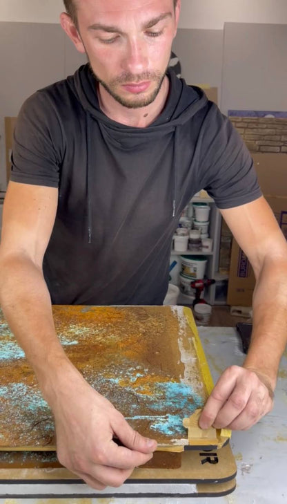 Master class: Metals PRO - (use of natural metals in loft interiors, oxidation and patination)