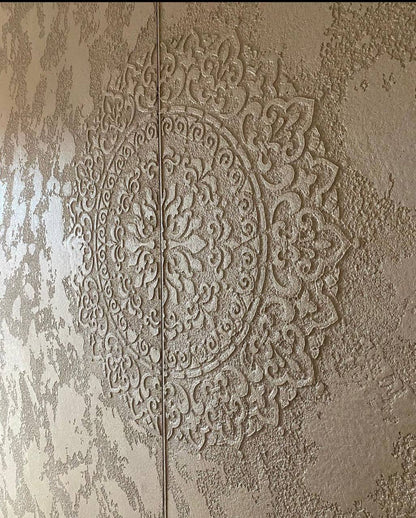 Master class: Thin-layer decorations in the PRO stencil technique (Experience with stencils and arakal)