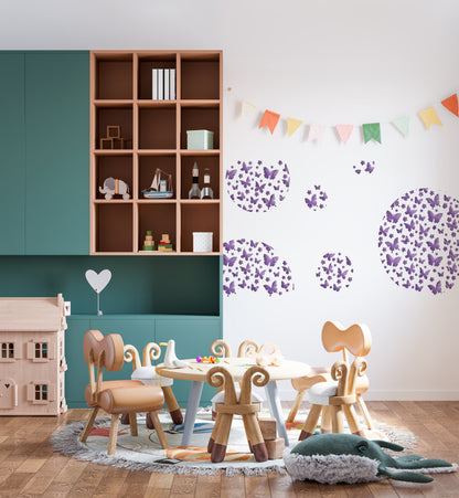 Butterflies on the walls – a magical atmosphere for a children's room with DFA 0.3-1 mm (E00090)