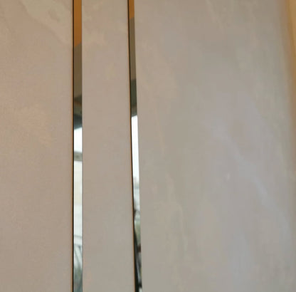 Set of 15 Mirror Wall Decor Sticker Magic Stripes DFA (Gold Stripes for Wall) Size 2m - 10mm/12mm/15mm/18mm (Y00015)