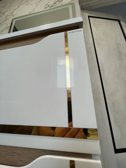 Set of 8 Mirror Wall Decor Sticker Magic Stripes DFA (Gold Stripes for Wall) Size 5m - 20mm/25mm/30mm/ (Y00008)
