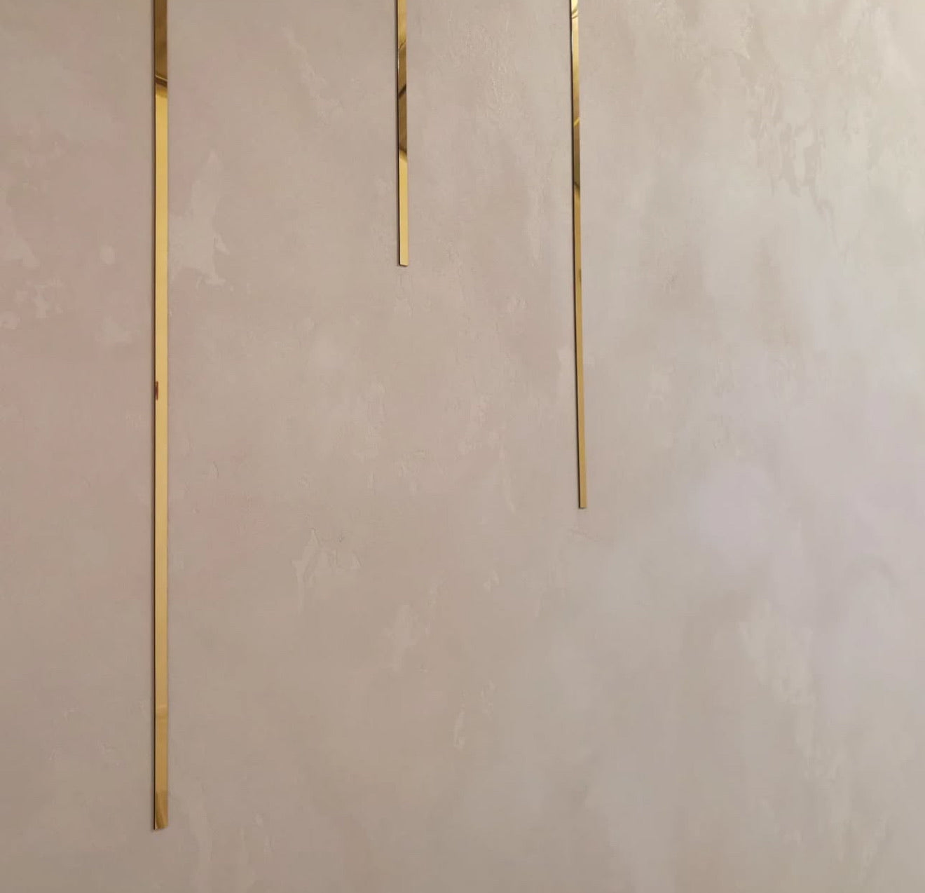 Set of 8 Mirror Wall Decor Sticker Magic Stripes DFA (Gold Stripes for Wall) Size 5m - 20mm/25mm/30mm/ (Y00008)