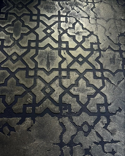 Set for plaster and paint wall decoration 10 DFA stencils (Oriental pattern 72 + Round pattern 14) 0.3-1 mm (N00010)