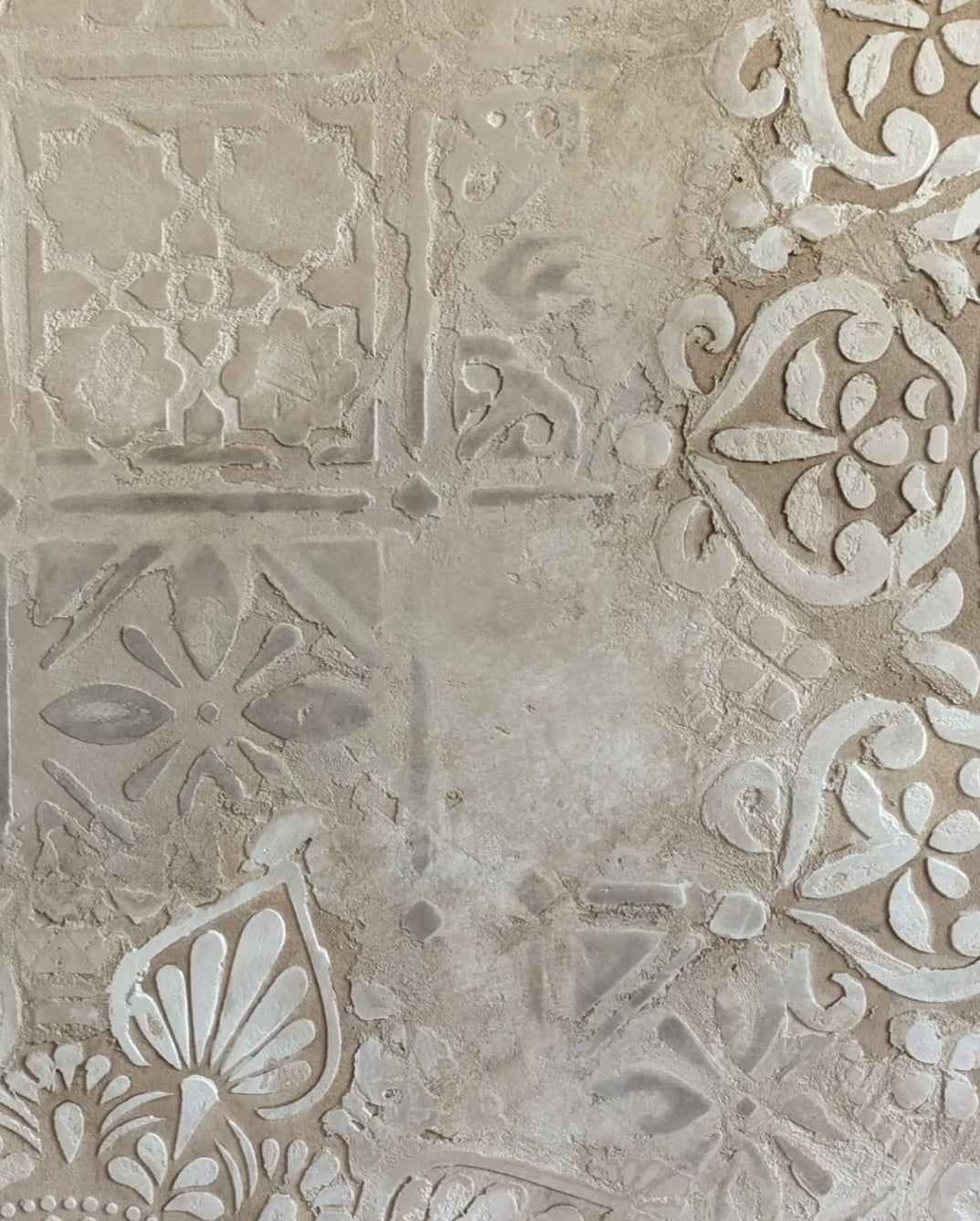 Set for plaster and paint wall decoration 12 Stencils DFA (Round pattern 54 + Round pattern 7 + Square pattern 4) 0.3-1 mm (N00012)