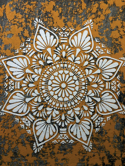 Wall decoration set for plaster and paint 14 DFA stencils (Round pattern 7 + Geometry 15 + Round pattern 54) 0.3-1 mm (N00014)