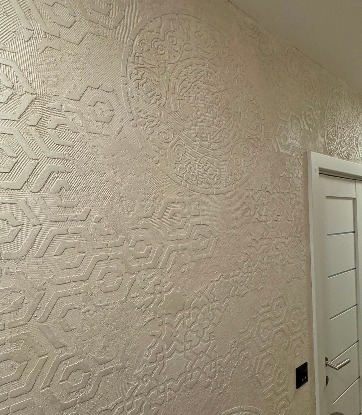 Wall decoration set for plaster and paint 19 DFA stencils (Round pattern 14 + Geometry 3 + Geometry 25) 0.3-1 mm (N00019)
